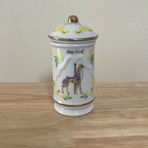 Lenox Carousel Spice Jar - Bay Leaf